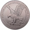 США 1 доллар 2021 год - Шагающая свобода - Орел с дубовой веткой