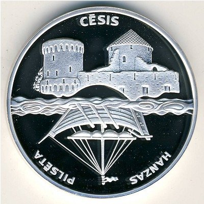 Латвия 1 лат 2001 год