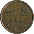 Швеция 50 эре 2008 год - Король Карл XVI Густав