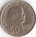 Филиппины 50 сентимо 1972 год - Марсело Дель Пилар