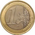 Монако 1 евро 2001 год