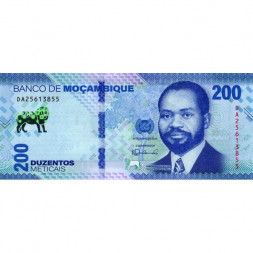 Мозамбик 200 метикал 2024 год - Самора Мойзеш Машел UNC