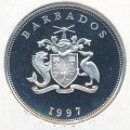 Барбадос 1 доллар 1997 год - Елизавета и Филипп