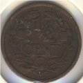 Нидерланды 1/2 цента 1909 год