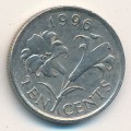 Бермудские острова 10 центов 1996 год