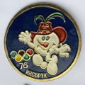 Значок. Олимпиада 1976 Инсбрук. Талисман