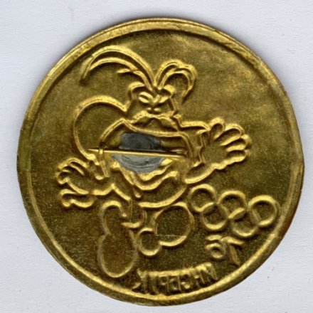 Значок. Олимпиада 1976 Инсбрук. Талисман