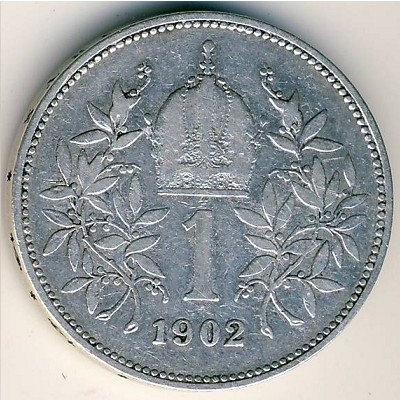 Австрия 1 крона 1902 год