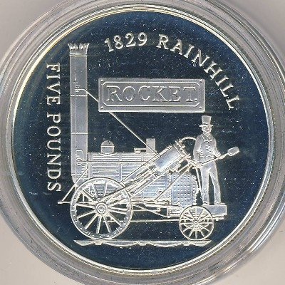 Олдерни 5 фунтов 2004 год