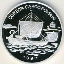 Конго 1000 франков 1997 год