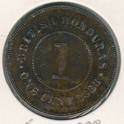 Британский Гондурас 1 цент 1888 год