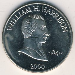 Либерия 5 долларов 2000 год