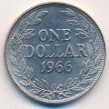 Либерия 1 доллар 1966 год