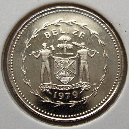 Белиз 10 центов 1979 год - Птица (Proof)