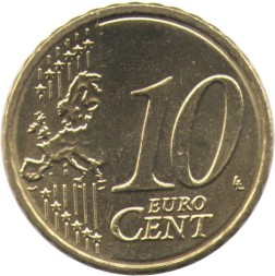 Кипр 10 евроцентов 2014 год - Судно «Кирения»
