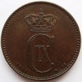 Дания 2 эре 1891 год Кристиан IX