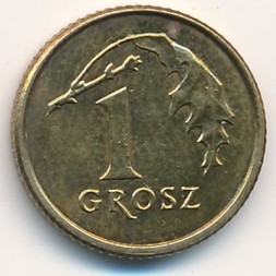 Польша 1 грош 1998 год