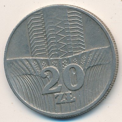 Польша 20 злотых 1974 год