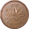 Канада 1 цент 1994 год