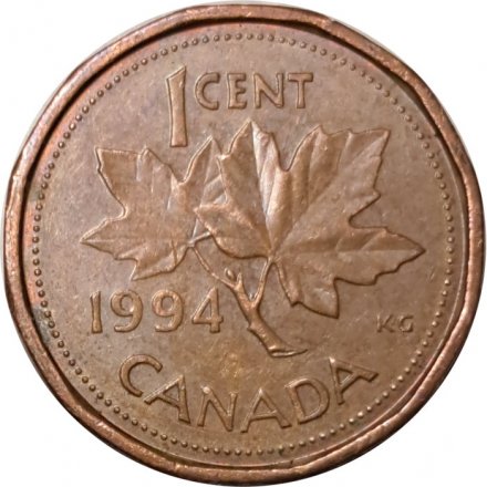 Канада 1 цент 1994 год