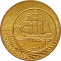 Польша 2 злотых 2005 год - История польского злотого. Парусное судно на 2 злотых 1936 года