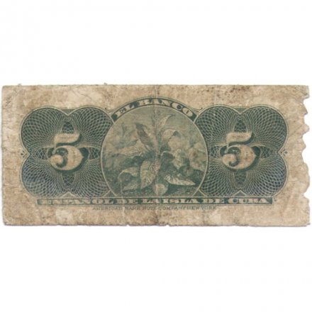 Куба 5 сентаво 1896 год - F