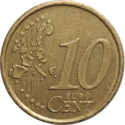 Италия 10 евроцентов 2002 год - Рождение Венеры