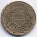 Тунис 2 франка 1926 год