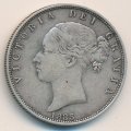 Великобритания 1/2 кроны 1885 год