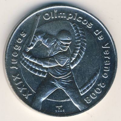 Куба 1 песо 2006 год - Бейсбол