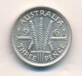 Австралия 3 пенса 1961 год
