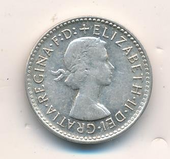 Австралия 3 пенса 1961 год