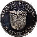 Панама 10 сентесимо 1978 год - 75 лет Независимости (proof)