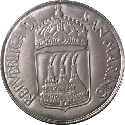 Сан-Марино 100 лир 1973 год - Улисс и Геркулесовы столбы