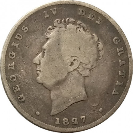Великобритания 1 шиллинг 1827 год