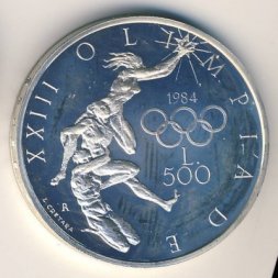 Сан-Марино 500 лир 1984 год