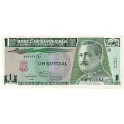 Гватемала 1 кетсаль 1992 год - Генерал Хосе Мария Орельяна UNC