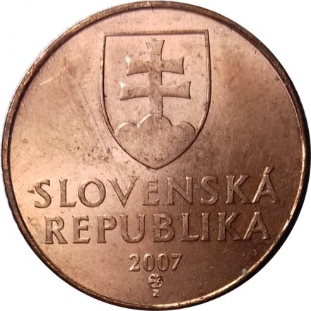 Словакия 50 геллеров 2007 год - Сторожевая башня