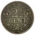 Нидерланды 2 1/2 цента 1916 год