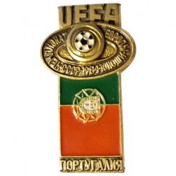 Значок UEFA. Чемпионат Европы Юноши. СССР. 1984. Португалия
