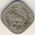 Индия 1/2 анны 1954 год