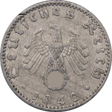 Третий Рейх 50 рейхспфеннигов 1940 год (A)