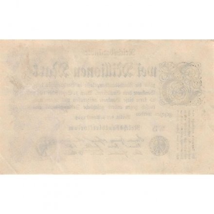 Германия (Веймарская Республика) 2000000 (2 миллиона) марок 1923 год - XF