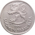Финляндия 1 марка 1992 год