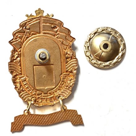 Знак За службу России в ВМФ. РКА &quot;Димитровград&quot; (малый орел)