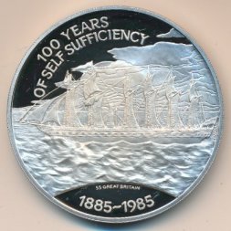 Фолклендские острова 25 фунтов 1985 год