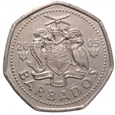 Барбадос 1 доллар 2005 год