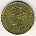 Ямайка 1/2 пенни 1952 год
