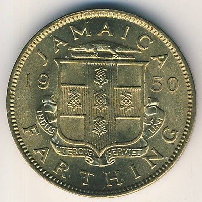 Ямайка 1 фартинг 1950 год