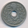 Франция 25 сантимов 1929 год